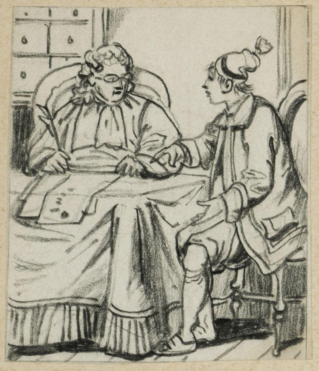 Dessins originaux de Charles Pinot / Histoire de grand Nicaise (titre factice)