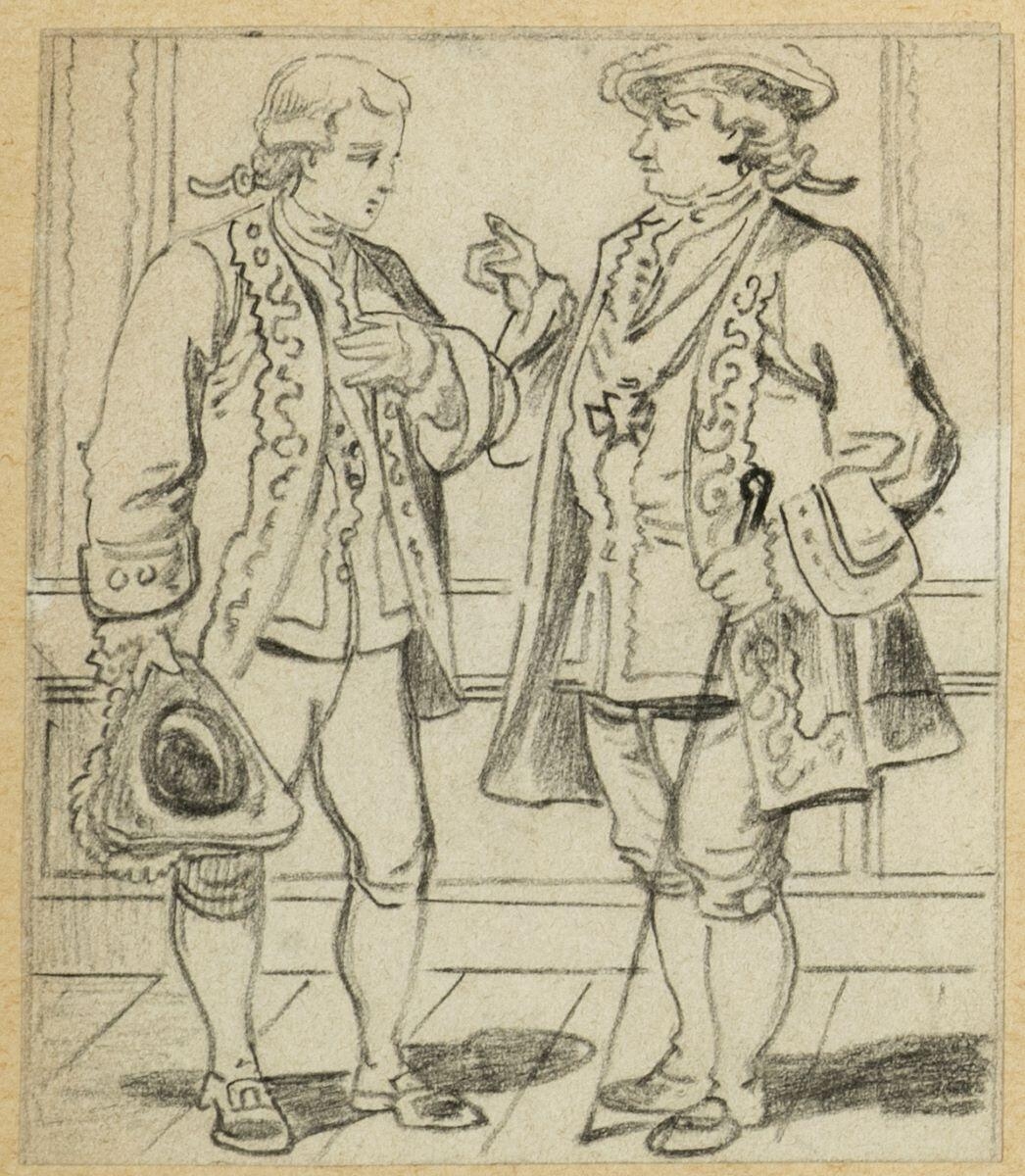 Dessins originaux de Charles Pinot / Histoire de grand Nicaise (titre factice)