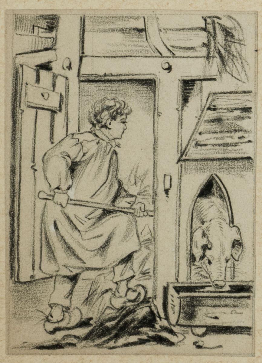 Dessins originaux de Charles Pinot / Histoire du petit Alfred (titre factice)