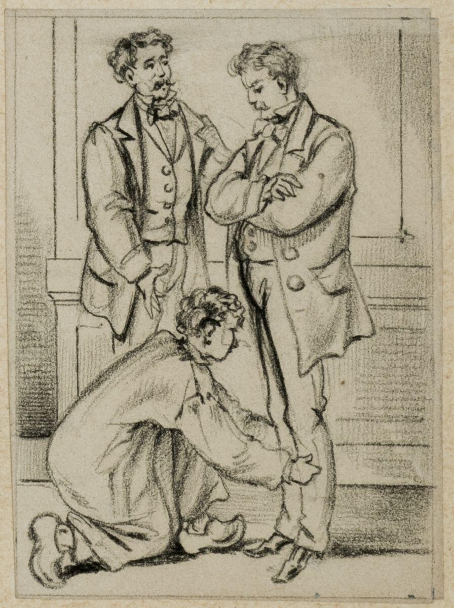 Dessins originaux de Charles Pinot / Histoire du petit Alfred (titre factice)