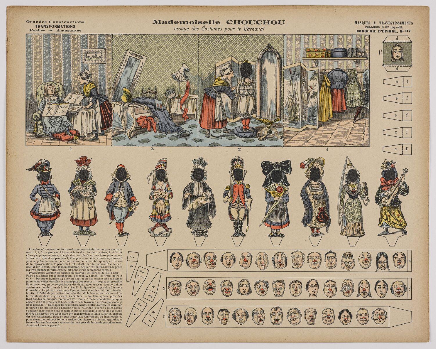 Mademoiselle CHOUCHOU / essaye des Costumes pour le Carnaval (titre inscrit)
