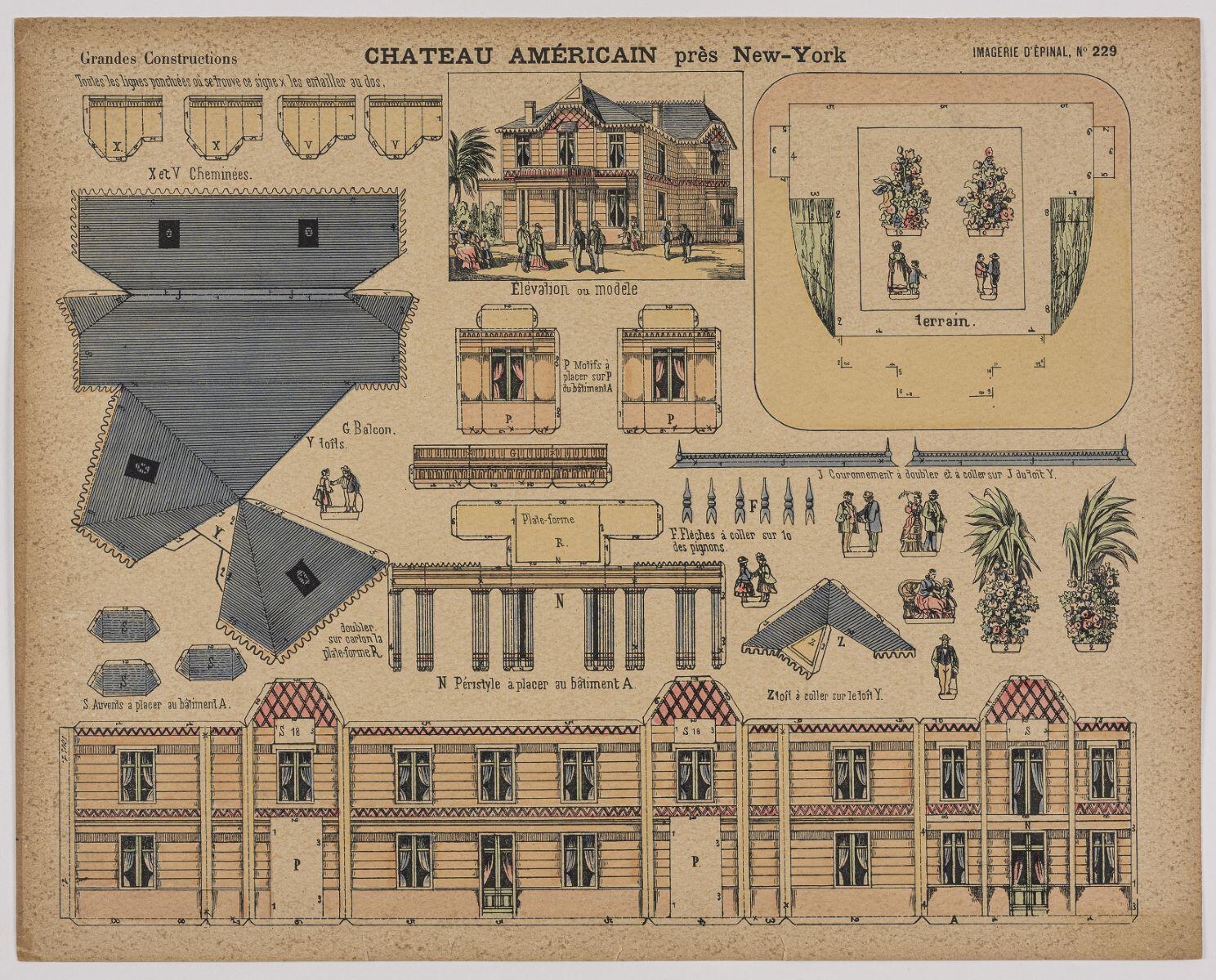 CHATEAU AMÉRICAIN près New-York (titre inscrit)
