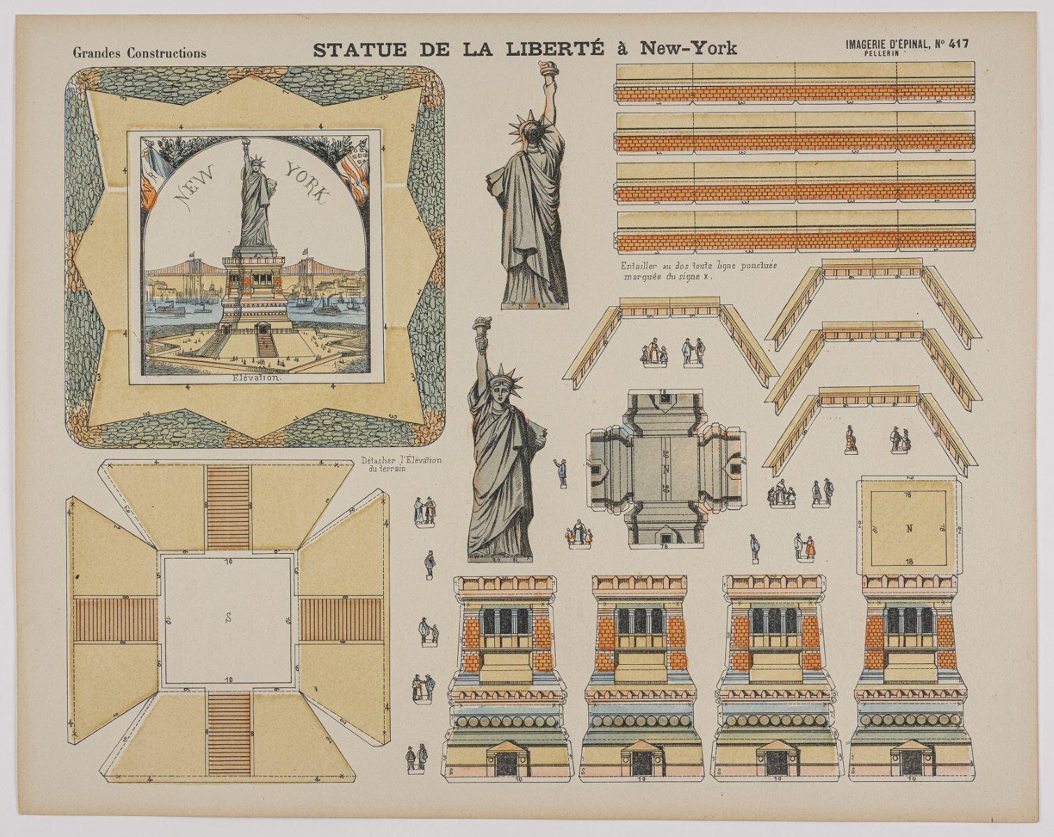 LA STATUE DE LA LIBERTÉ à New-York (titre inscrit)