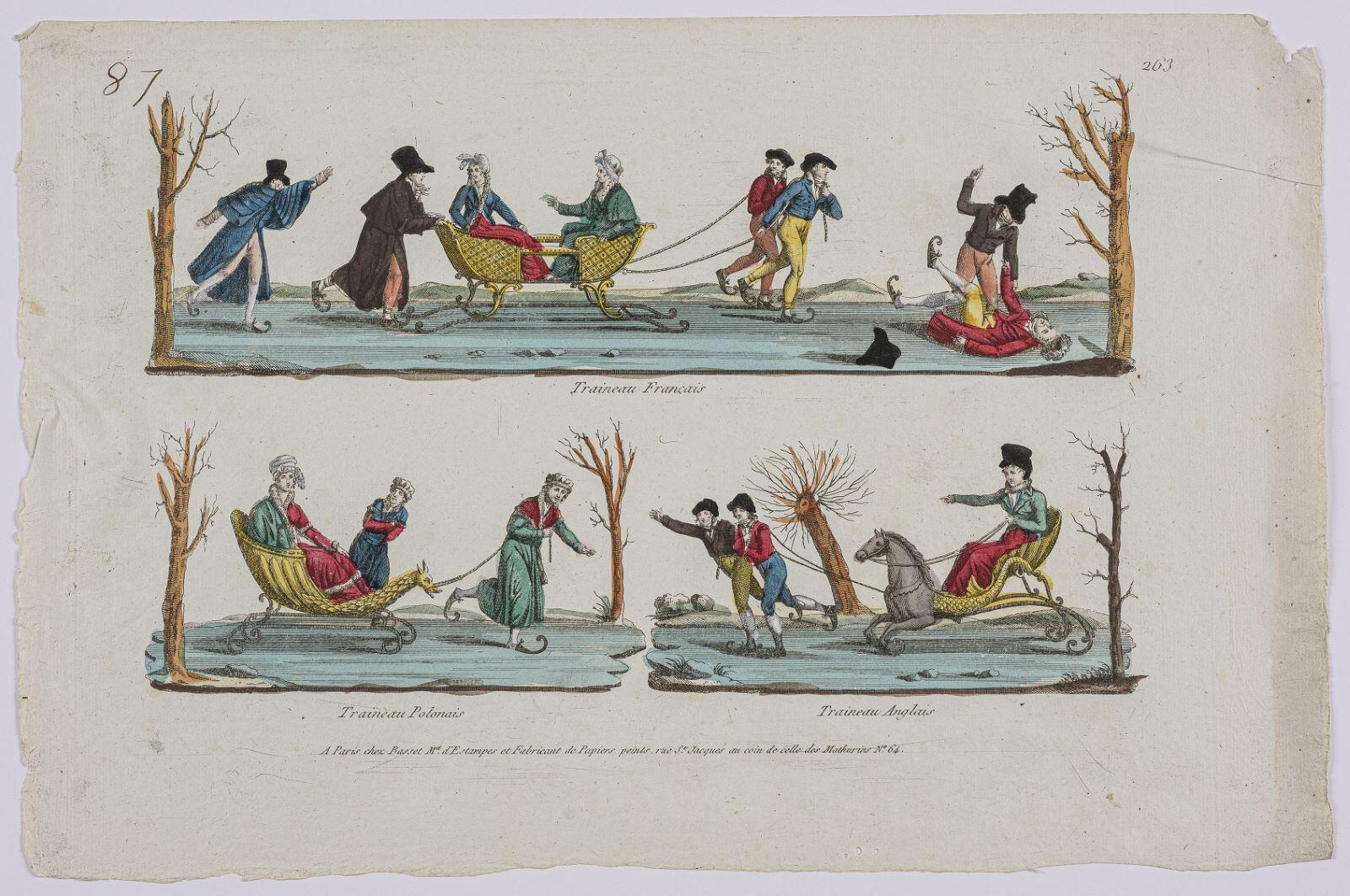 Traineau Français / Traineau polonais Traineau Anglais 263 (titre inscrit)