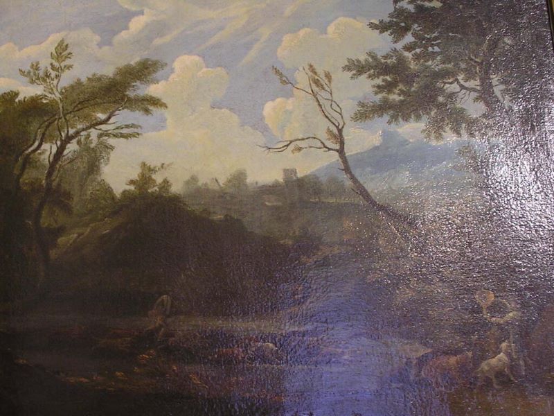 Paysage avec chasse