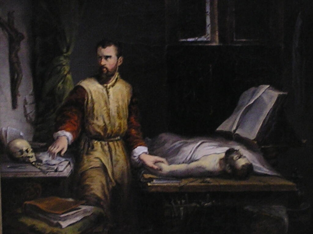 André Vésale faisant une dissection