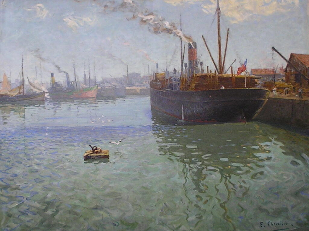 Bassin à flot à La Rochelle