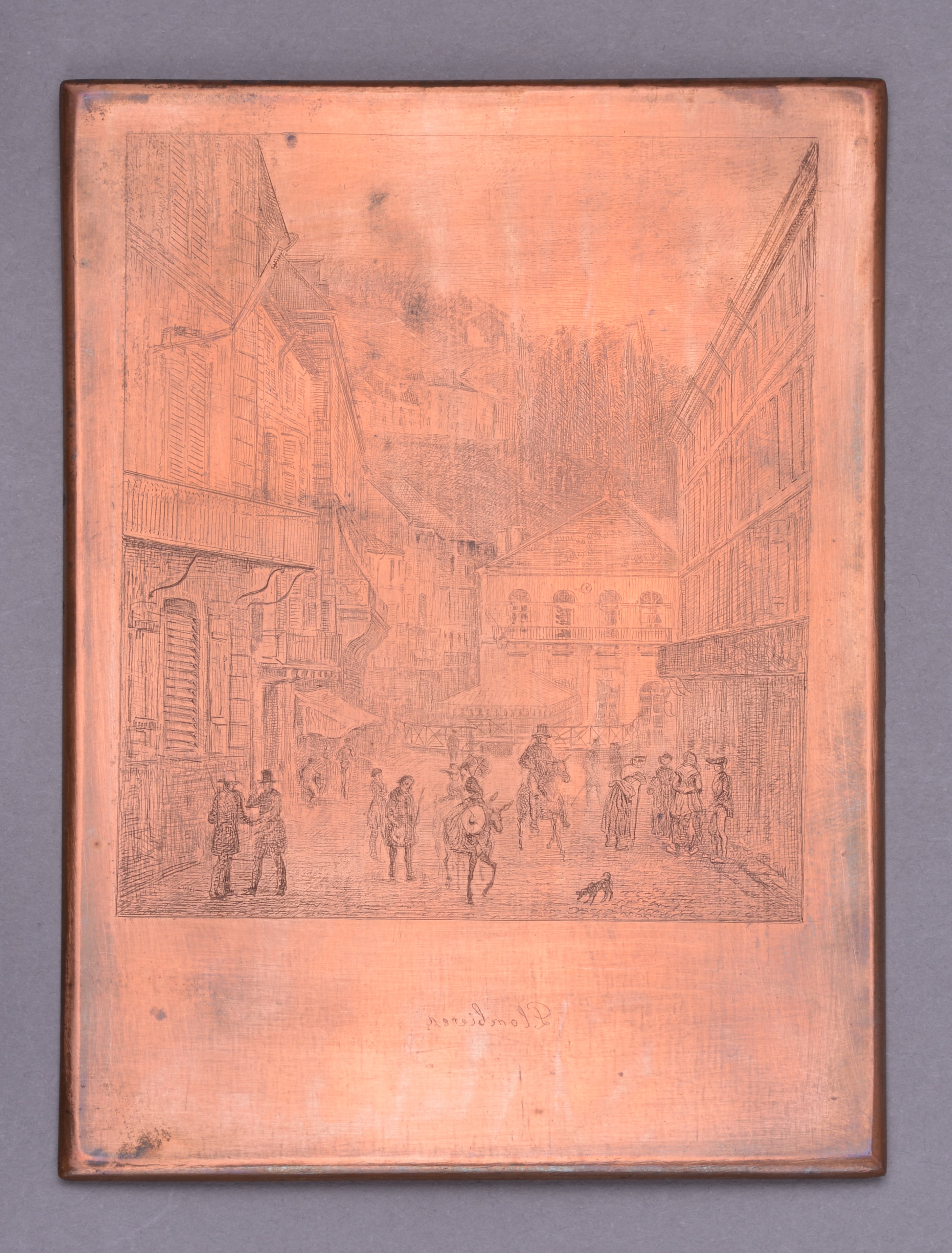 Plombières, rue principale ou "Bains romains"