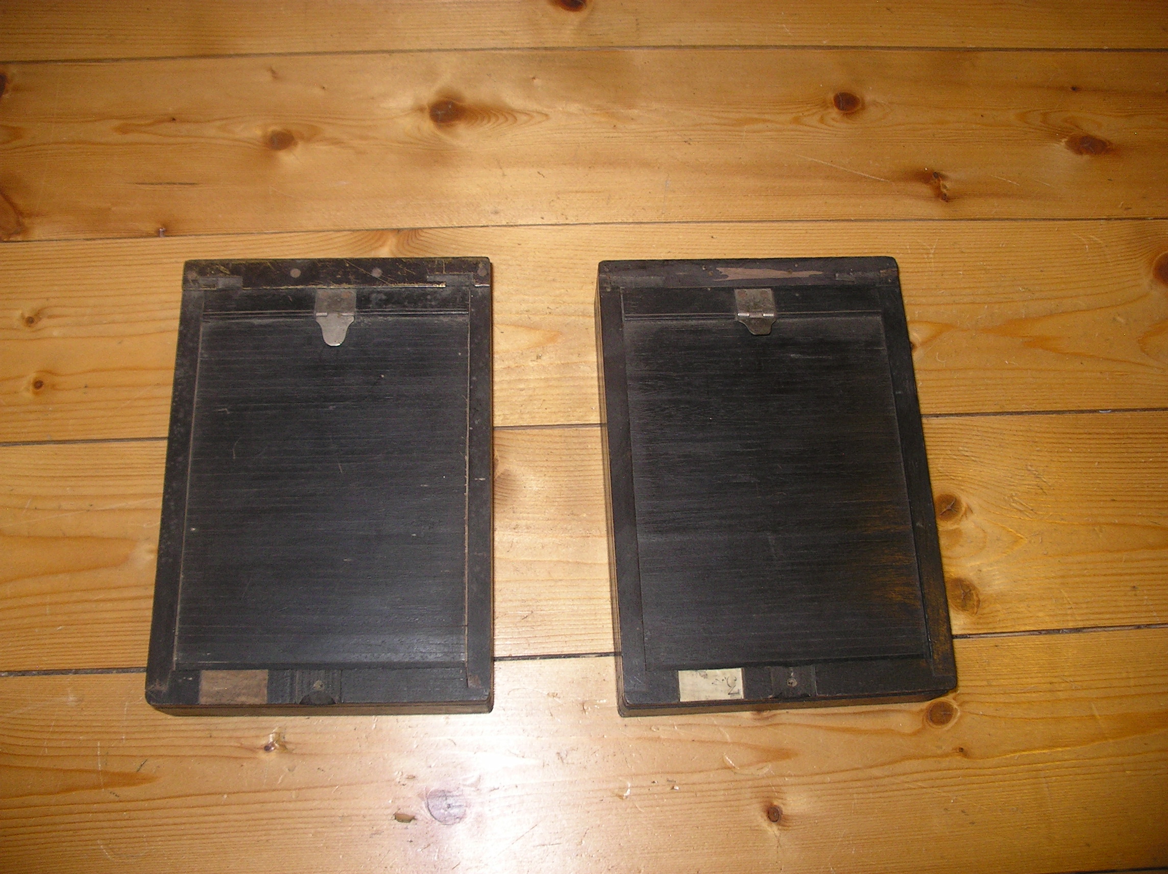 2 châssis négatif à volet de Pierre Waidmann (lot)