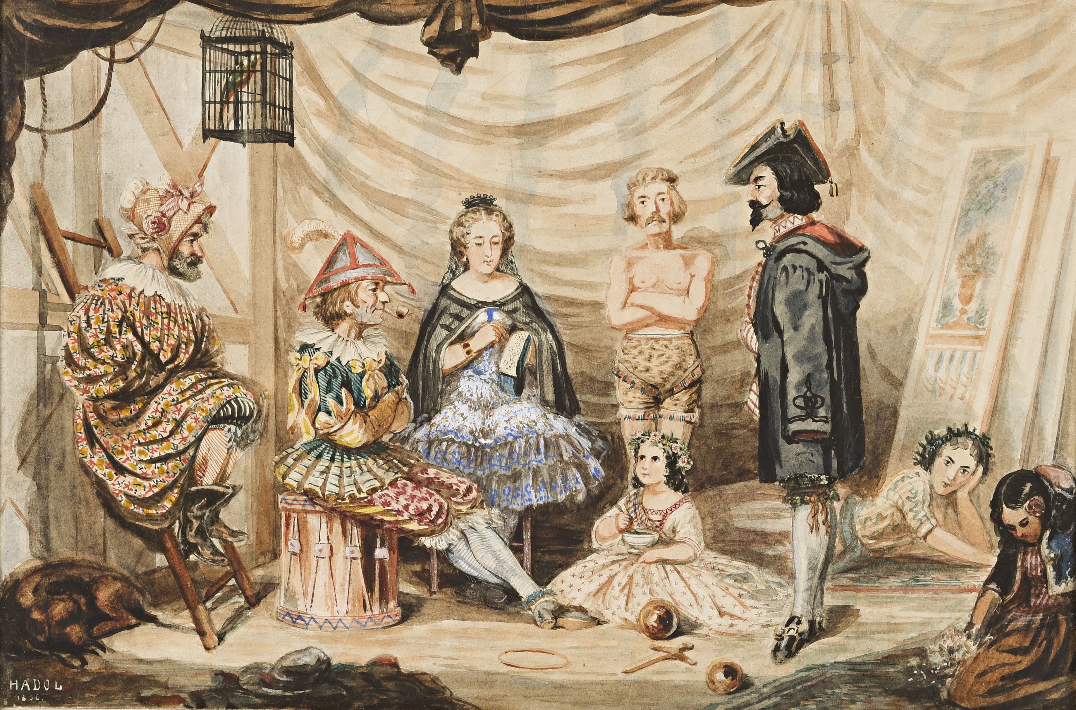 Les Bohémiens au repos