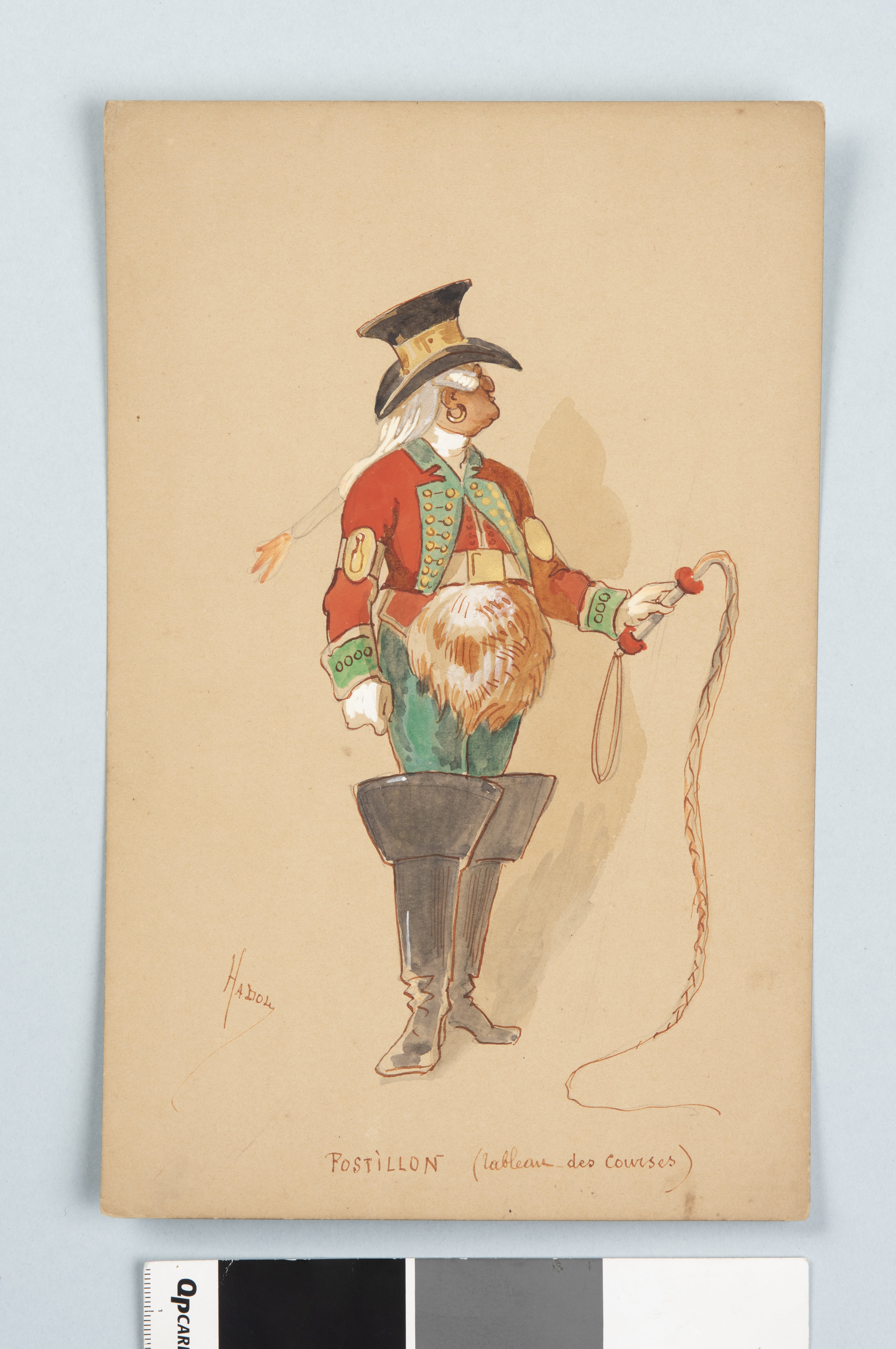 Postillon (tableau des courses)