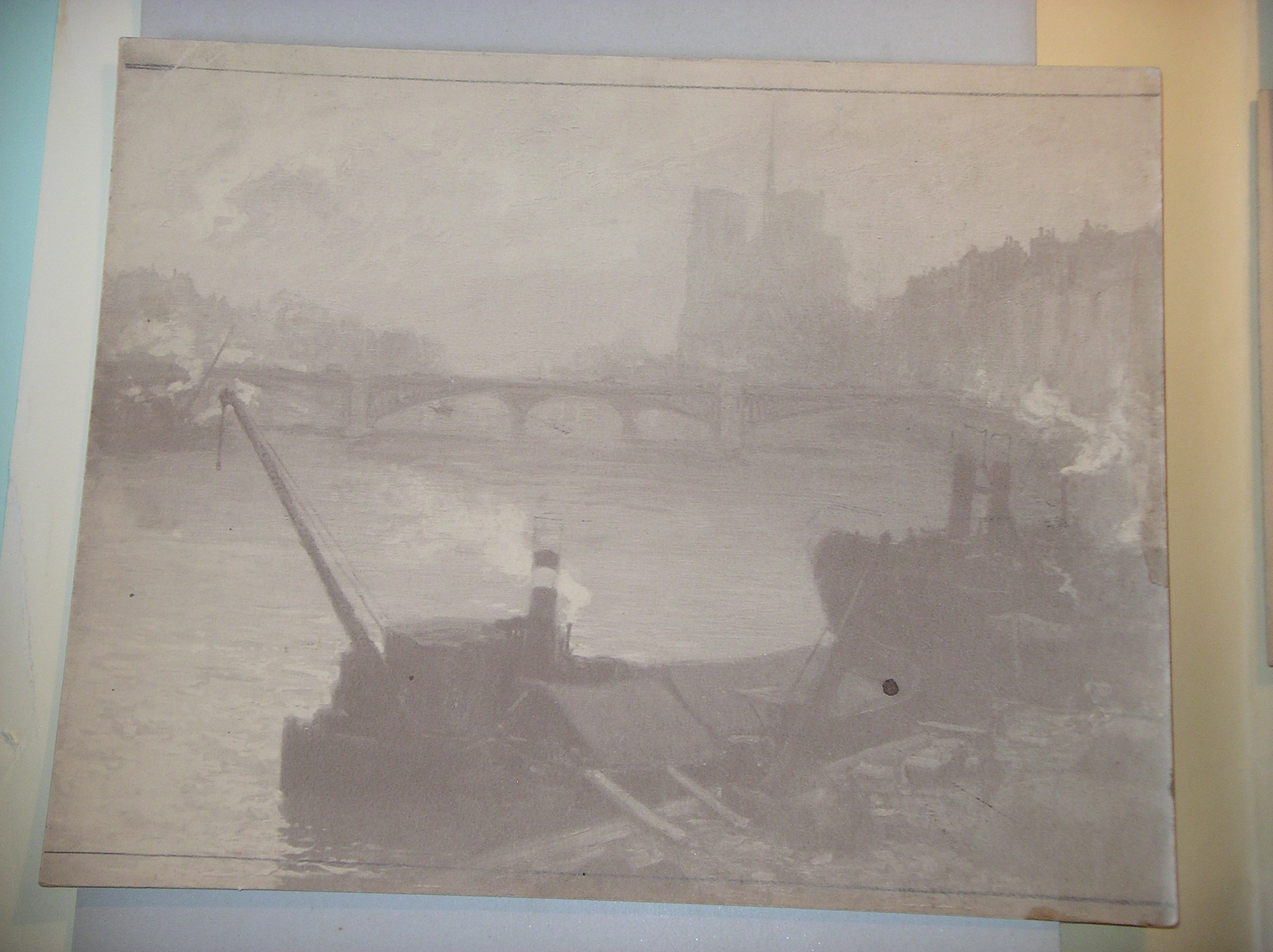 Notre-Dame de Paris. Tableau de Pierre Waidmann