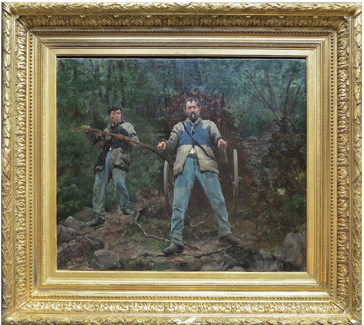 Le transport du bois dans les Vosges (titre factice)