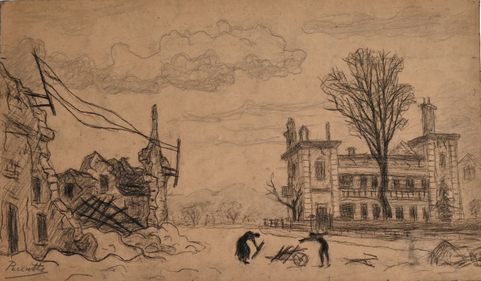 Saint-Dié, Caisse d'Epargne et Cinéma Lautescher (titre factice)