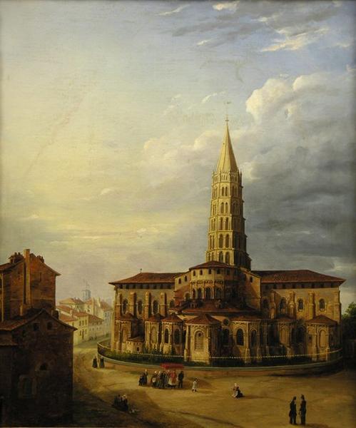 La basilique Saint-Sernin, vue du chevet [Toulouse]