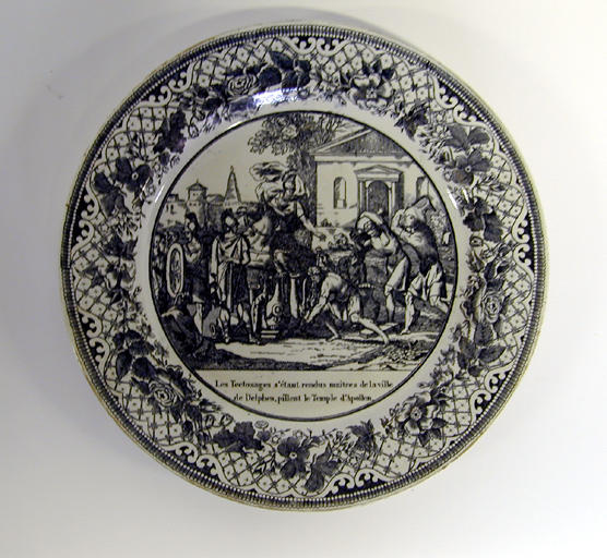 Les Tectosages s'étant rendus maîtres de la ville de Delphes, pillent le Temple d'Apollon