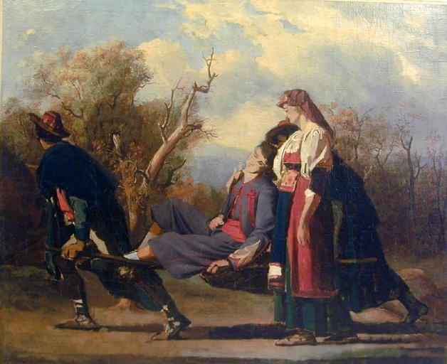 Le zouave blessé