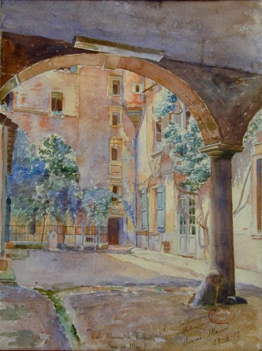 Cour de l'hôtel Dumay