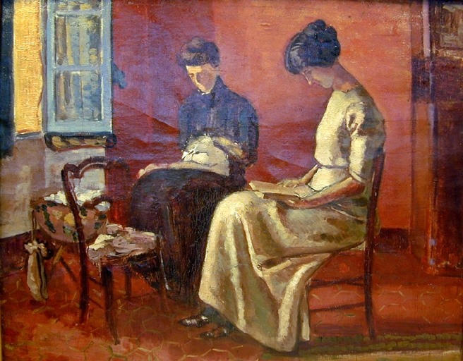 La mère et la soeur de l'artiste à Plaisance-du-Touch