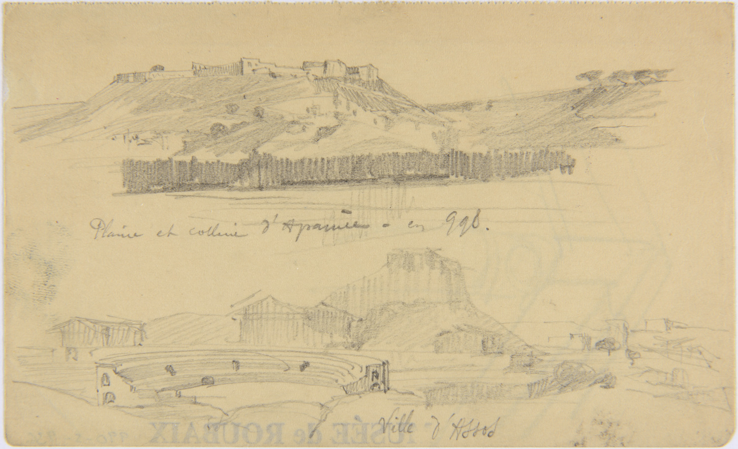 Deux paysages antiques romains