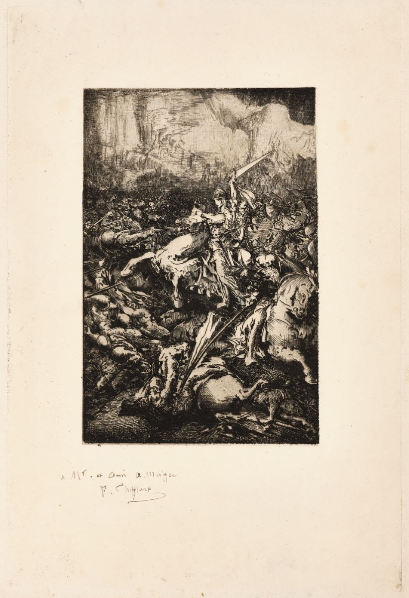 Roland massacre les Sarrasins