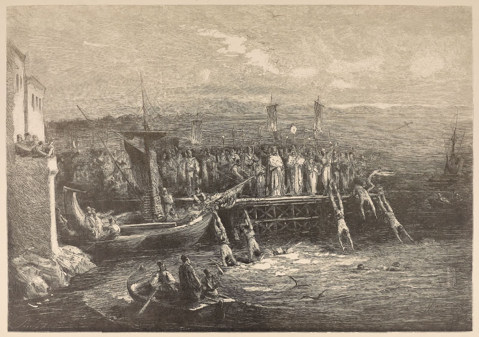 Bénédiction de la mer à Constantinople