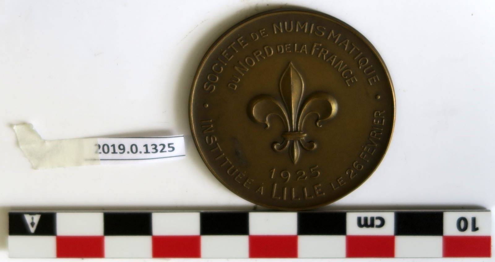 M.M. Justin de Pas et Paul de Cointe (avers) ; Societé de Numismatique du nord de la France  (revers)
