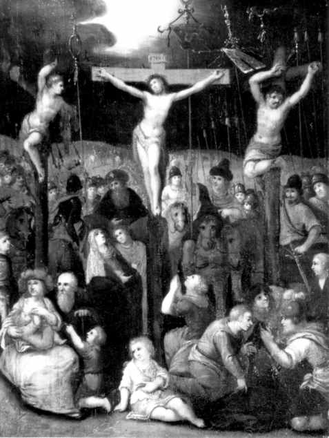 Christ en croix entre deux larrons