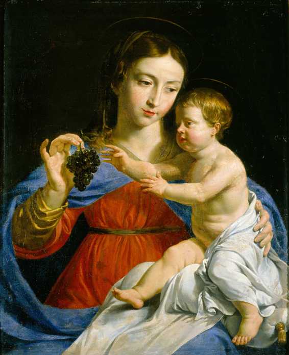 Vierge à la grappe