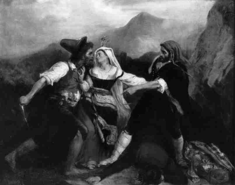 Scène de brigandage