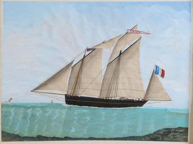 Portrait de l'Aigle, bisquine de St-Vaast