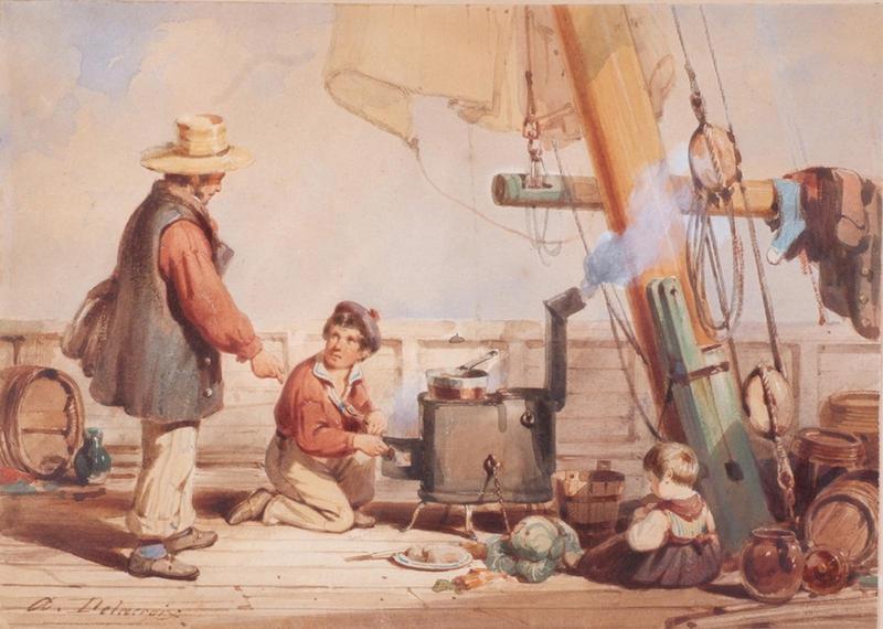 Scène de pont animée