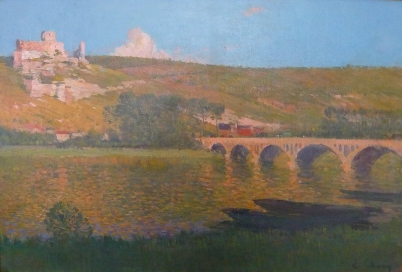 Bords de Seine avec Château Gaillard