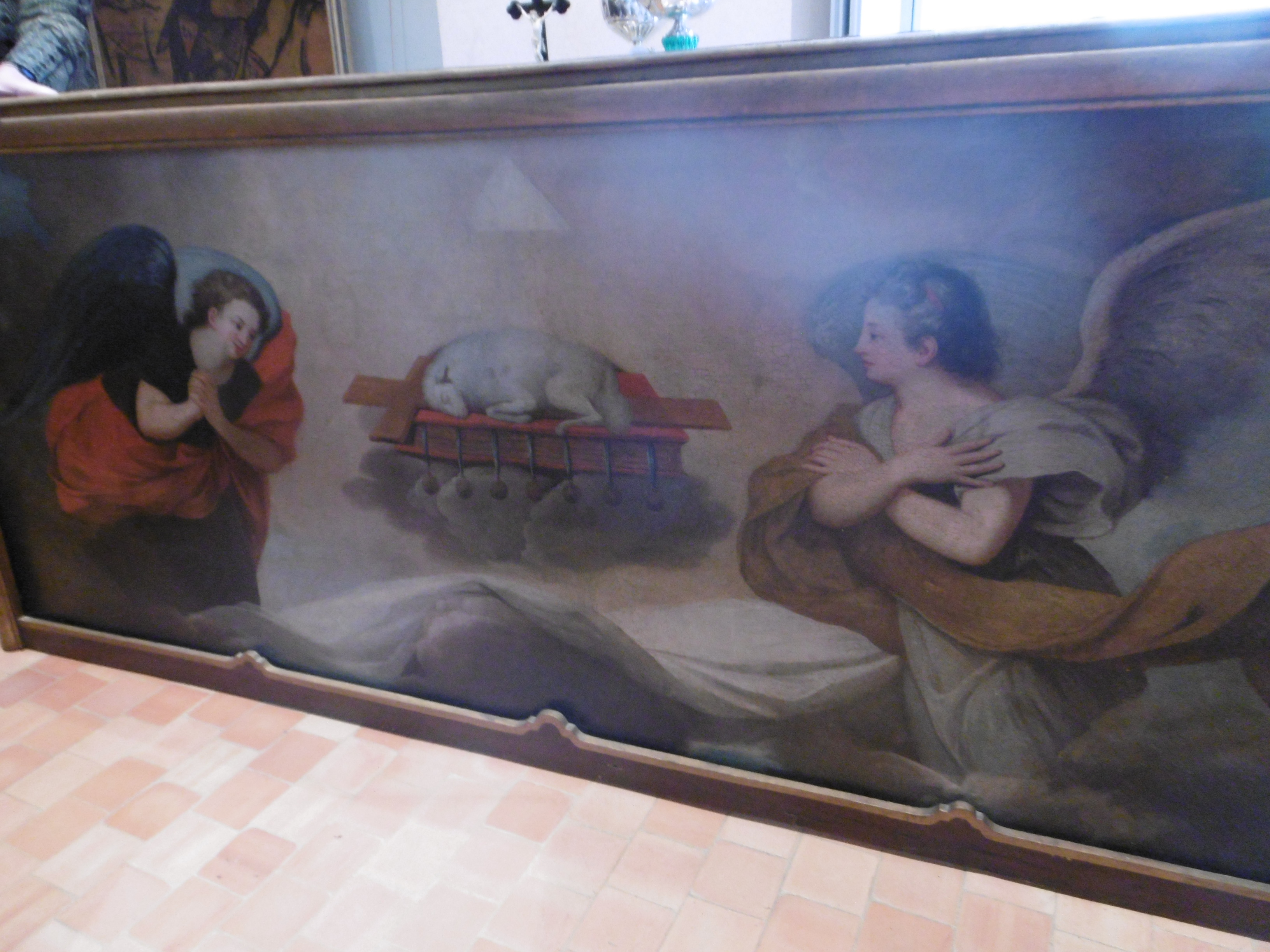 L'agneau Pascal entouré d'anges