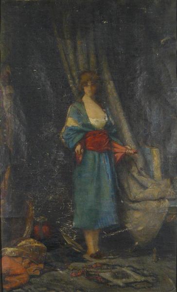 Femme à la ceinture rouge