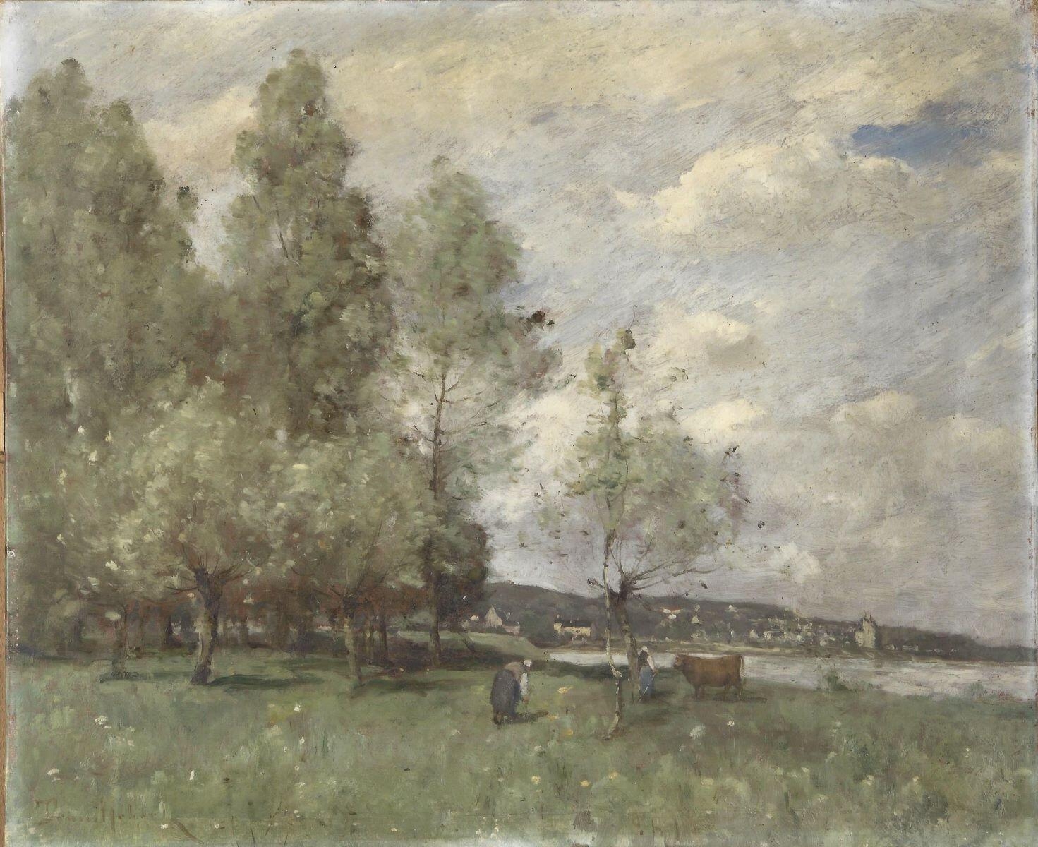 Paysage en bord de Loire (titre factice)