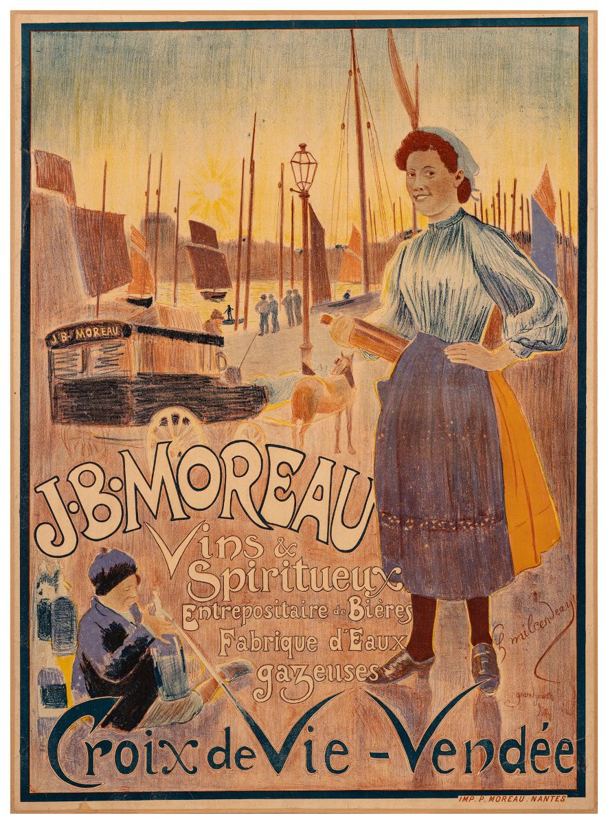 Affiche publicitaire J. B. Moreau