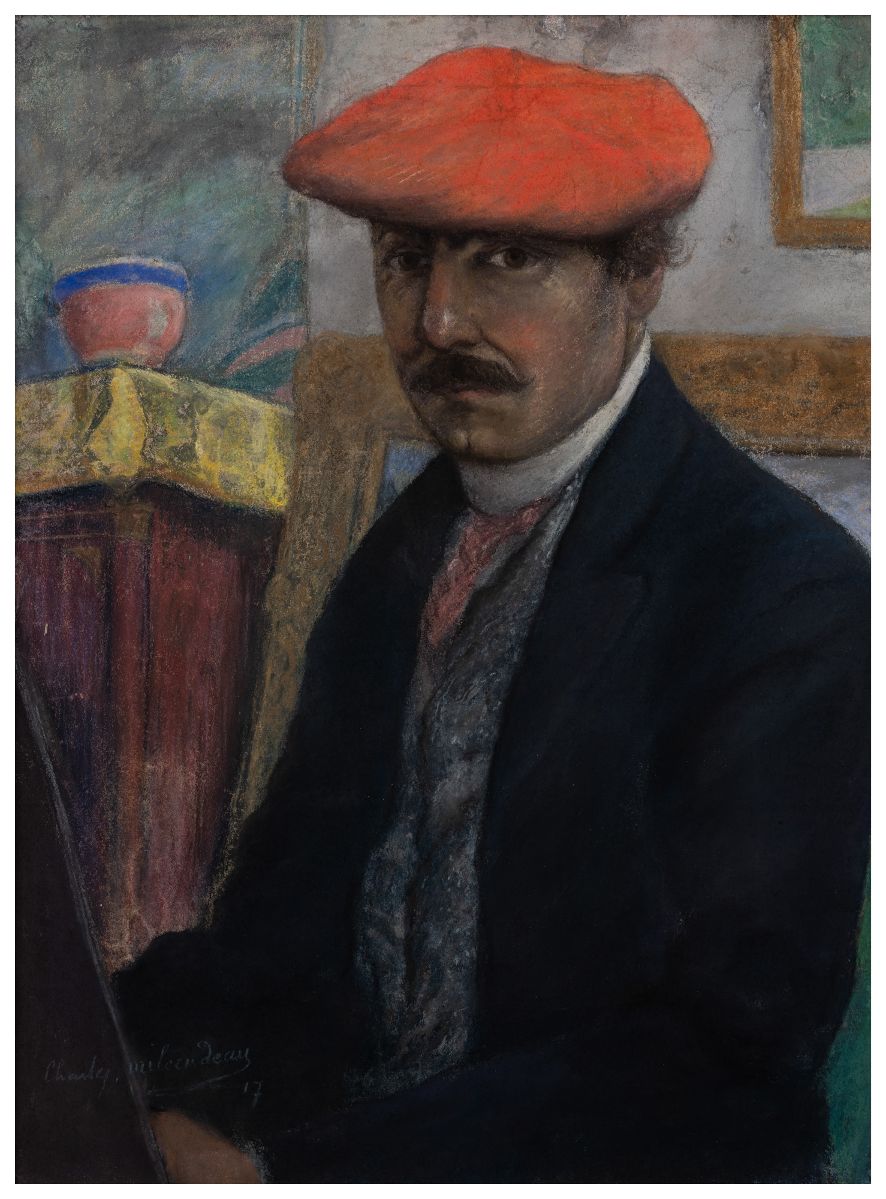 Autoportrait au béret rouge
