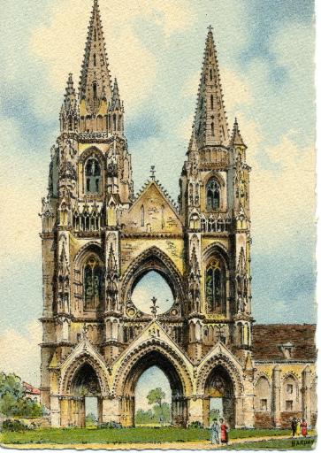 Soissons - Saint-Jean-des-Vignes - Les tours