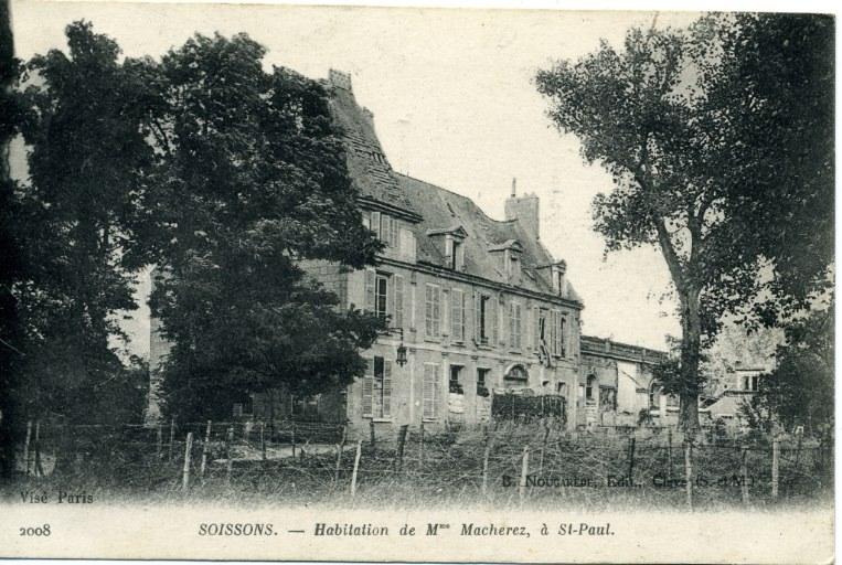 Soissons - Habitation de Mme Macherez, à Saint-Paul