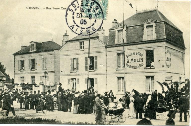 Soissons - Rue porte Crouy