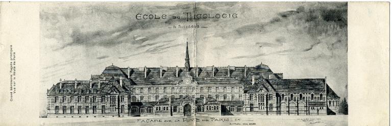 Grand Séminaire Soissons - Façade principale - Vue sur la Route de Paris