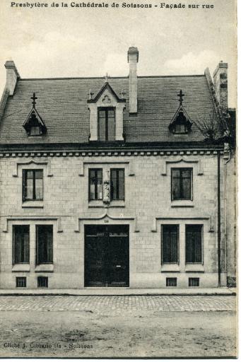 Soissons - Presbytère de la Cathédrale de Soissons - Façade sur rue