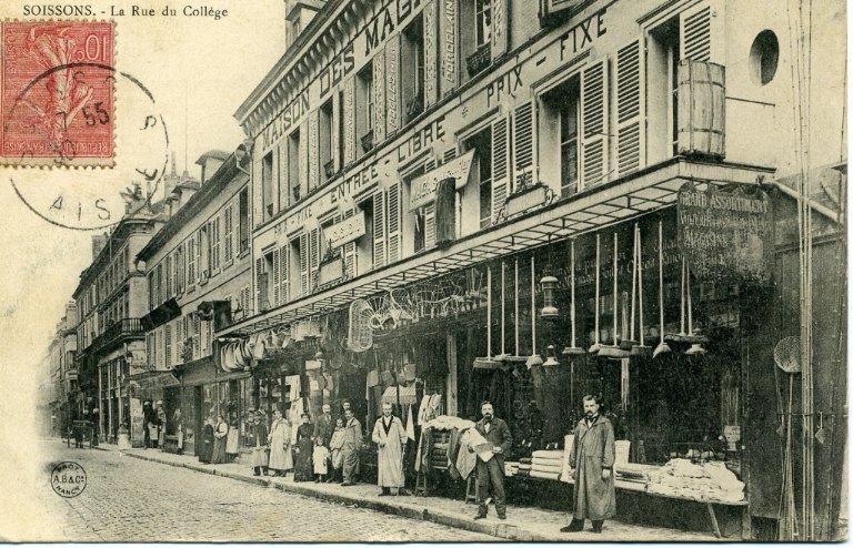 Soissons - La Rue du Collège