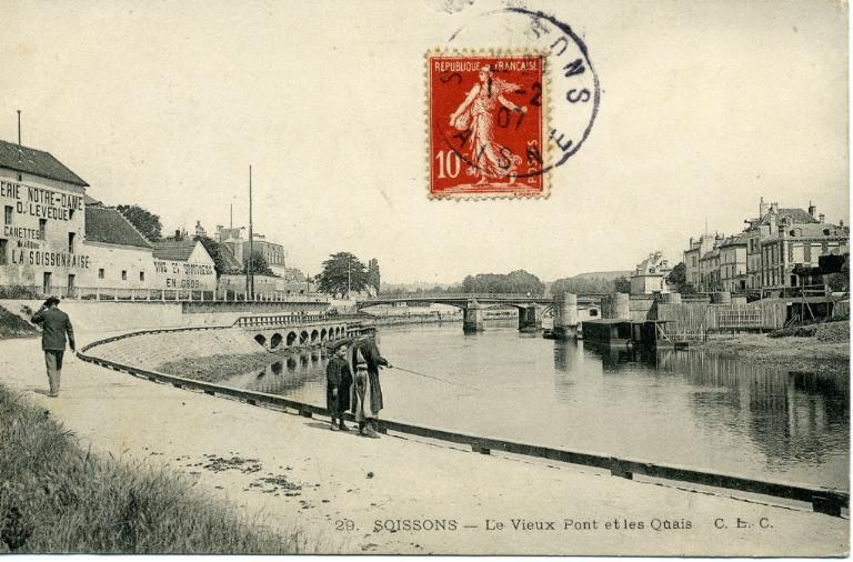 Soissons - Le Vieux Pont et les Quais