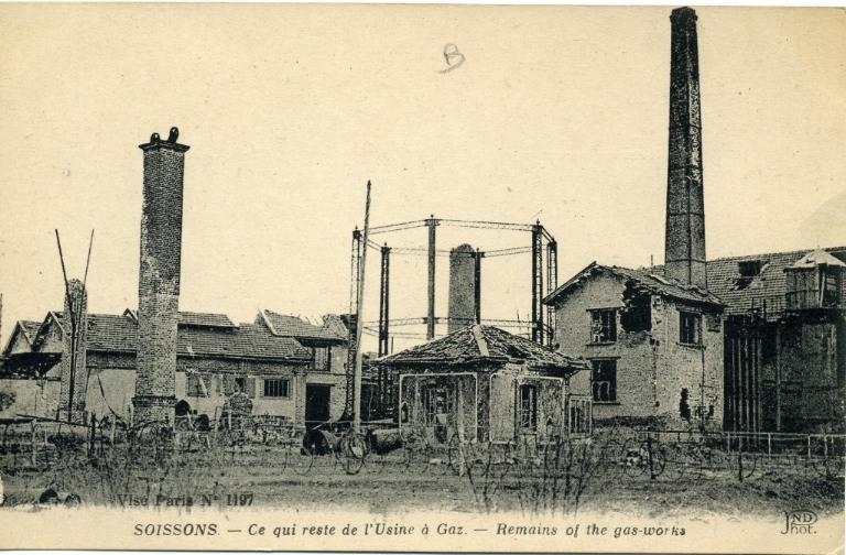 Soissons - Ce qui reste de l'Usine à Gaz