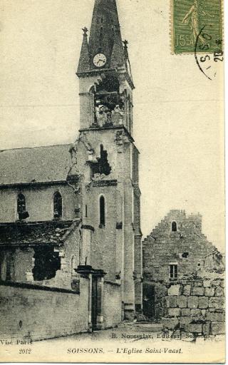 Soissons - L'église Saint-Waast