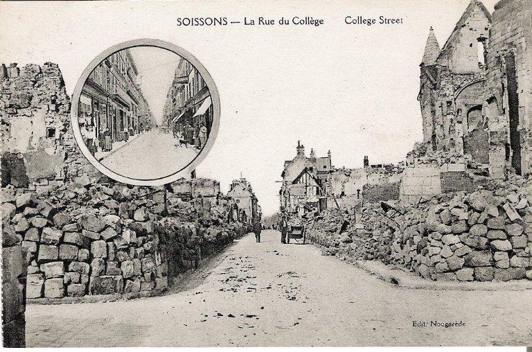 Soissons - La Rue du Collège