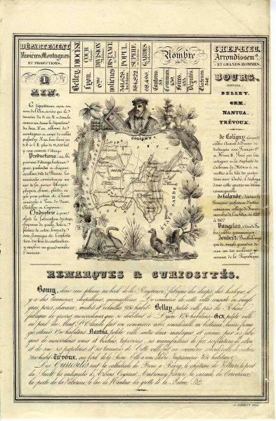 Départements de l'Ain et de l'Aisne