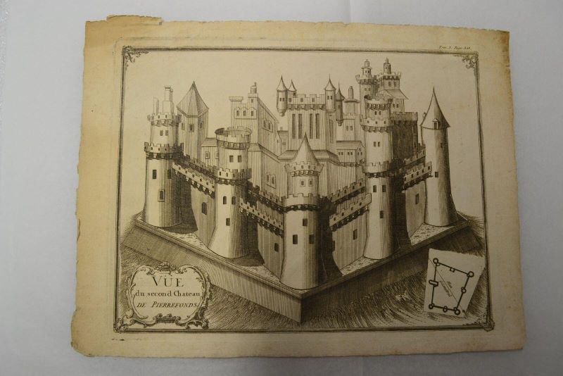 Vue du second château de Pierrefonds